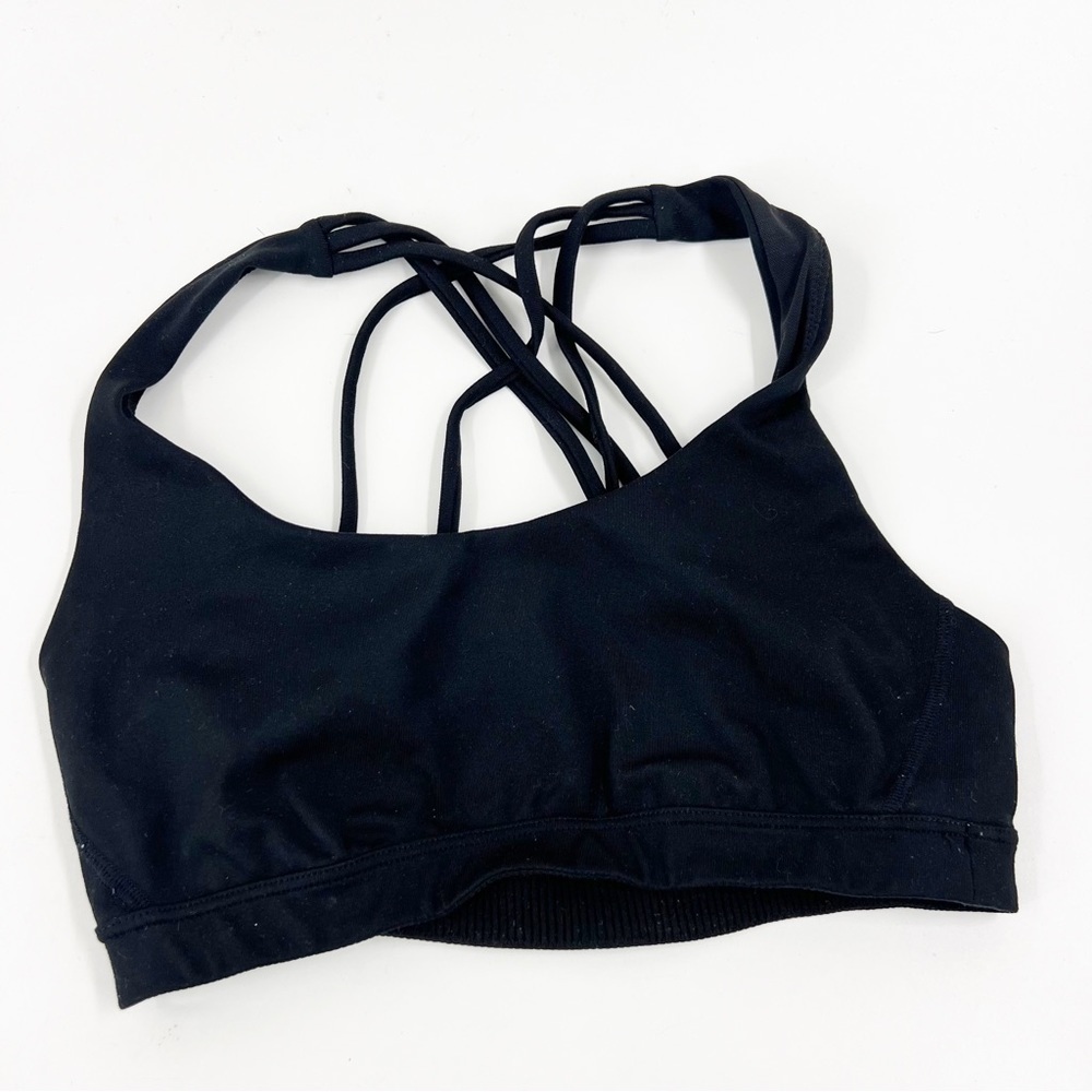 ✅VICTORIA'S SECRET BLACK BRALETTE STRAPPY BACK SIZE‎ X-SMALL